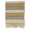 Black Beige With Fringe Throw Blanket-Kirkland's Home Best Sale