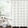 Black Boho Tufted Circles Shower Curtain-Kirkland's Home Fashion