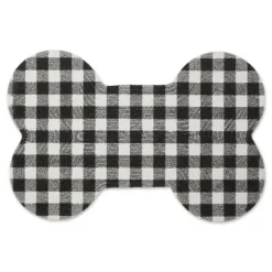 Black Buffalo Check Bone Pet Bowl Mat-Kirkland's Home New