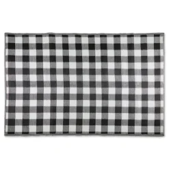 Black Buffalo Check Indoor/Outdoor Area Rug, 5X8-Kirkland's Home Cheap