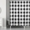 Black Buffalo Check Shower Curtain-Kirkland's Home Clearance
