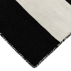Black Cabana Stripe Indoor/Outdoor Runner, 2X8-Kirkland's Home Best Sale