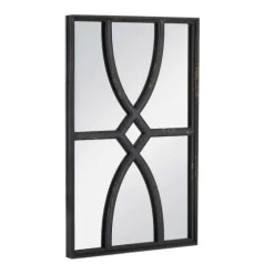 Black Carved Wooden Frame Wall Mirrors, Set Of 2-Kirkland's Home Best Sale