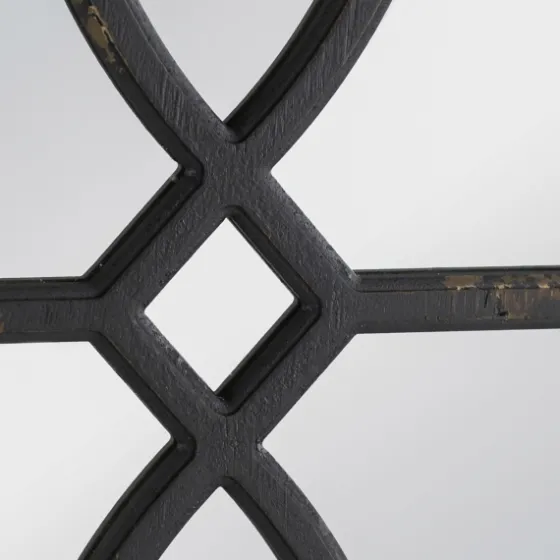 Black Carved Wooden Frame Wall Mirrors, Set Of 2-Kirkland's Home Best Sale
