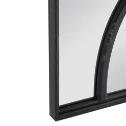 Black Carved Wooden Frame Wall Mirrors, Set Of 2-Kirkland's Home Best Sale