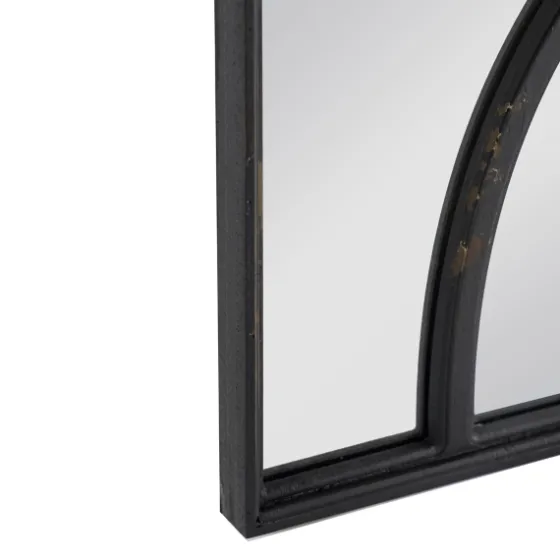 Black Carved Wooden Frame Wall Mirrors, Set Of 2-Kirkland's Home Best Sale
