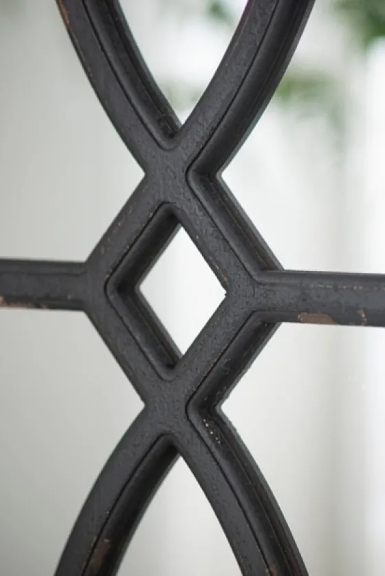 Black Carved Wooden Frame Wall Mirrors, Set Of 2-Kirkland's Home Best Sale