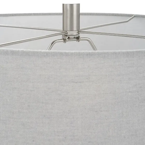 Black Ceramic Gridline Table Lamp-Kirkland's Home Clearance