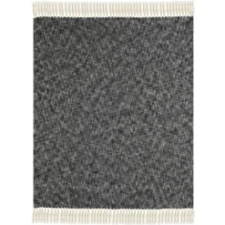 Black Chambray Fringe Throw-Kirkland's Home Outlet