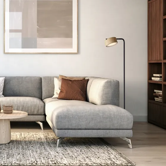 Black Contemporary Arch Task Floor Lamp-Kirkland's Home Flash Sale