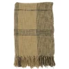 Black Cotton Plaid Oaker Throw Blanket-Kirkland's Home Best