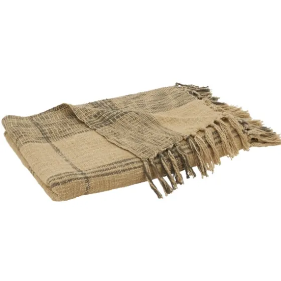Black Cotton Plaid Oaker Throw Blanket-Kirkland's Home Best