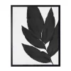 Black Cropped Leaf I Framed Art Print-Kirkland's Home Online