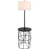 Black Cross Caged Table Base Floor Lamp-Kirkland's Home Best