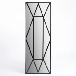 Black Cross Pane Leaner Mirror-Kirkland's Home Cheap