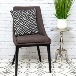 Black Diamond Cotton Throw Pillow-Kirkland's Home Outlet