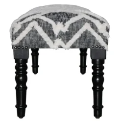 Black Diamond Tufted Modern Bench-Kirkland's Home Store
