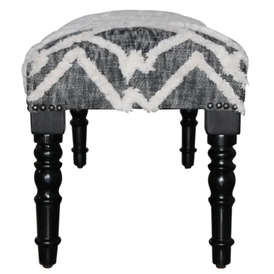 Black Diamond Tufted Modern Bench-Kirkland's Home Store