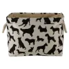 Black Dog Show Print Rectangle Pet Basket-Kirkland's Home Sale