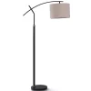Black Dudley Adjustable Arm Floor Lamp-Kirkland's Home Discount