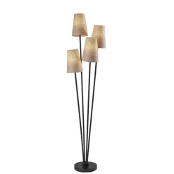 Black Enoki 4-Arm Asymmetrical Floor Lamp-Kirkland's Home Clearance
