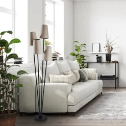 Black Enoki 4-Arm Asymmetrical Floor Lamp-Kirkland's Home Clearance