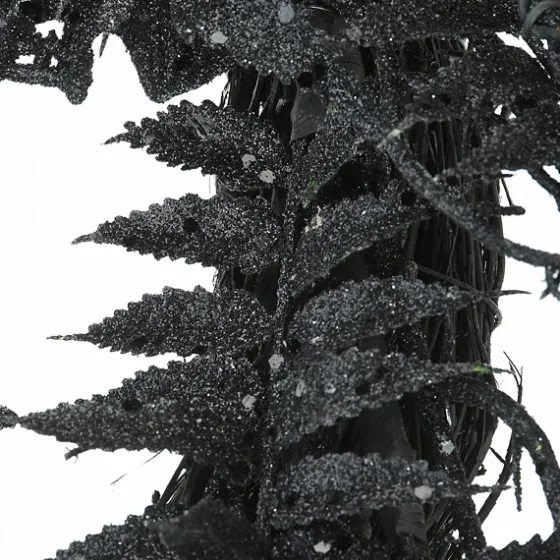 Black Fern Swirl Bats Halloween Wreath-Kirkland's Home Hot