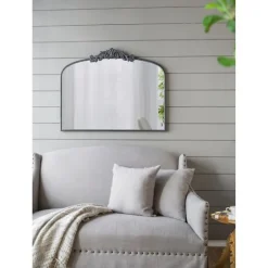Black Floral Scroll Wall Mirror-Kirkland's Home Fashion