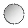 Black Foiled Beaded Wall Mirror, 36 In.-Kirkland's Home Store