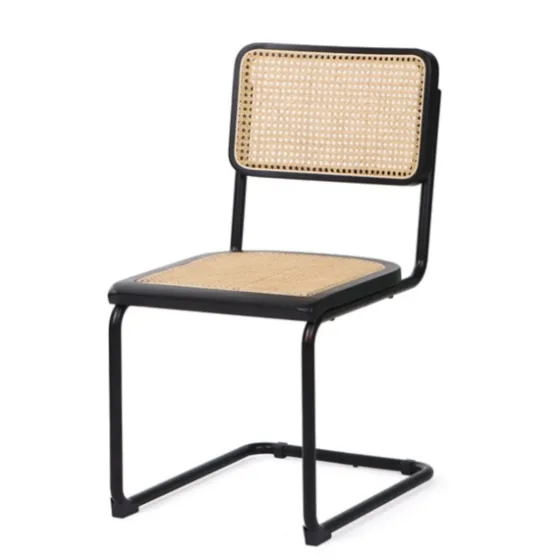 Black Framed Woven Cane Dining Chairs, Set Of 2-Kirkland's Home Outlet