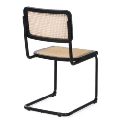 Black Framed Woven Cane Dining Chairs, Set Of 2-Kirkland's Home Outlet