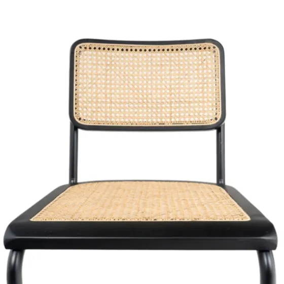 Black Framed Woven Cane Dining Chairs, Set Of 2-Kirkland's Home Outlet