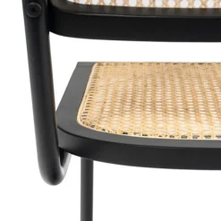 Black Framed Woven Cane Dining Chairs, Set Of 2-Kirkland's Home Outlet