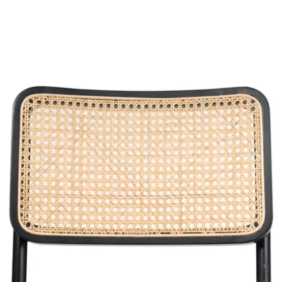 Black Framed Woven Cane Dining Chairs, Set Of 2-Kirkland's Home Outlet