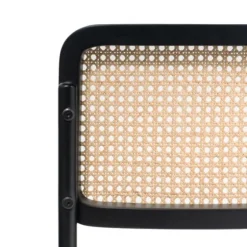 Black Framed Woven Cane Dining Chairs, Set Of 2-Kirkland's Home Outlet