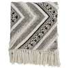 Black Geometric Diamond Throw-Kirkland's Home Store