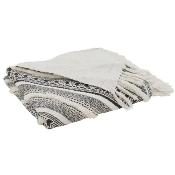 Black Geometric Diamond Throw-Kirkland's Home Store