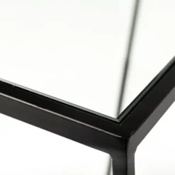 Black Geometric Nesting Accent Tables, Set Of 2-Kirkland's Home Sale