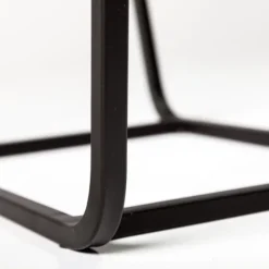 Black Geometric Nesting Accent Tables, Set Of 2-Kirkland's Home Sale