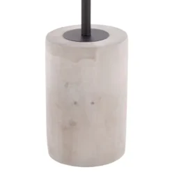 Black Glass And Concrete Round Accent Table-Kirkland's Home Store