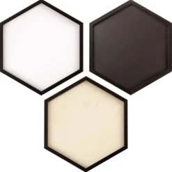 Black Hexagon Chalkboard 3-Pc. Wall Decoration Set-Kirkland's Home Online
