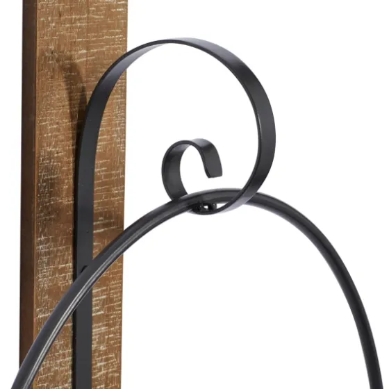 Black Hoop Glass Sleeve Wall Sconce, 28 In.-Kirkland's Home Hot