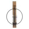 Black Hoop Glass Sleeve Wall Sconce, 24 In.-Kirkland's Home Cheap
