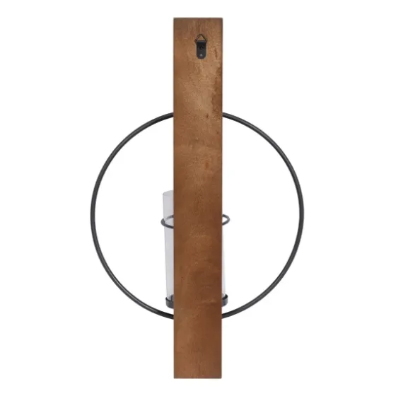 Black Hoop Glass Sleeve Wall Sconce, 24 In.-Kirkland's Home Cheap