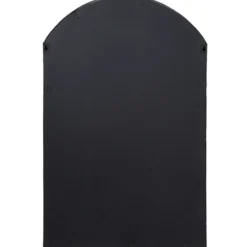 Black Iron Arched Windowpane Mirror-Kirkland's Home Discount
