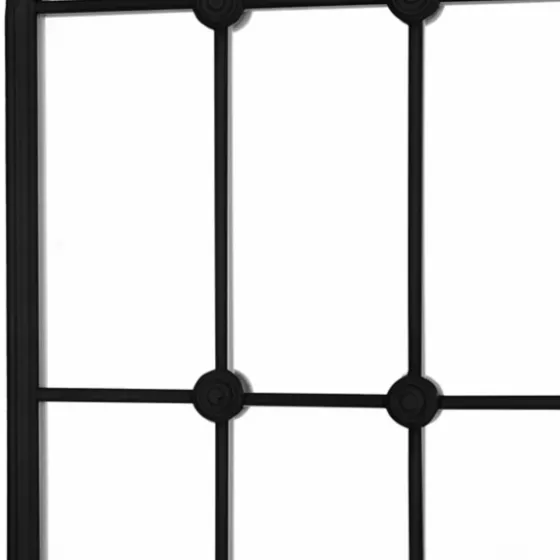 Black Iron Arched Windowpane Mirror-Kirkland's Home Discount