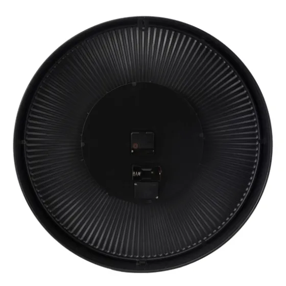 Black Iron Frame Bronze Numeral Wall Clock-Kirkland's Home Discount