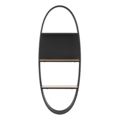 Black Iron Oval Frame Wall Shelf-Kirkland's Home Flash Sale