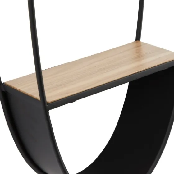 Black Iron Oval Frame Wall Shelf-Kirkland's Home Flash Sale
