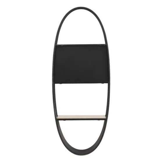 Black Iron Oval Frame Wall Shelf-Kirkland's Home Flash Sale